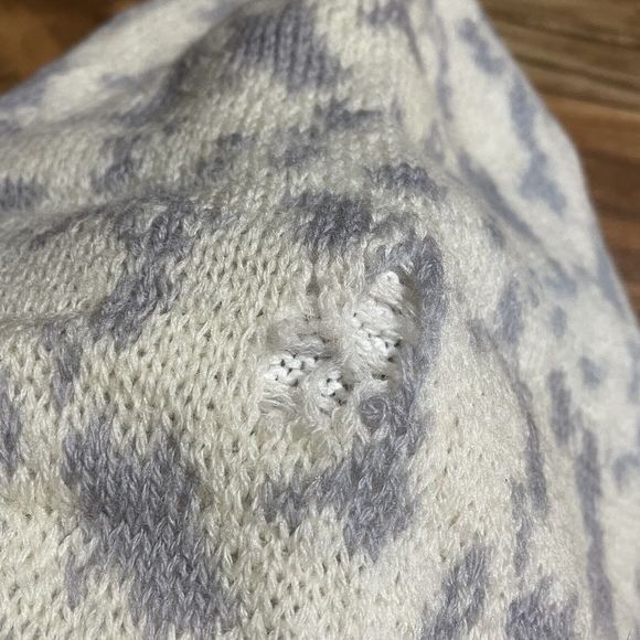 Vintage 100% Wool Cabela's Hunting Face Mask Hat White Winter Camo MADE IN USA - Picture 8 of 13